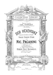 Witches Dance (Arrangement for Cello and Piano), Op.8