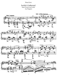 Isolde's Liebestod from 'Tristan and Isolde' (Arrangement for Piano), S.447