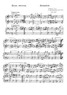 Herdsman's song, op.57 No.2