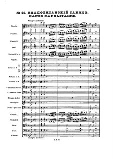 Swan Lake. Danse napolitaine (Act III No.22), Op.20 TH 12