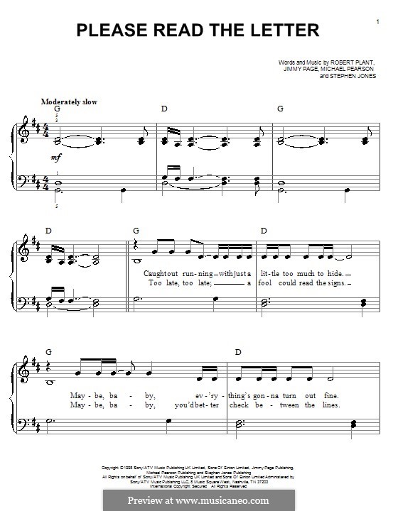 Please Read the Letter (Robert Plant and Alison Krauss) by