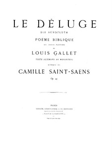 Le déluge, Op.45