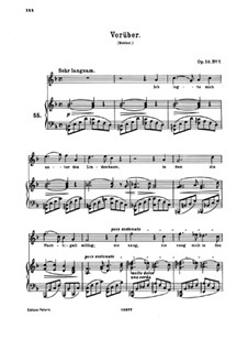 Vorüber, Op.58 No.7