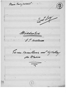 Mädchenlied for Soprano Solo and Piano