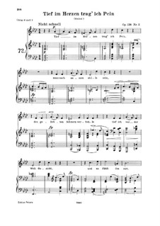 Spanish Love Songs (Arrangement for Voice and Piano), Op.138 Nos.2, 3, 5, 7, 8