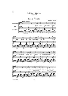 Circle of Songs (German Text), Op.39