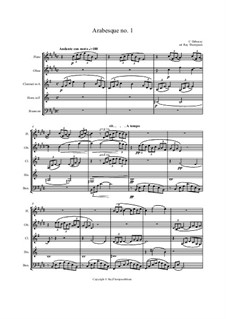 Arabesque no 1 sheet music pdf