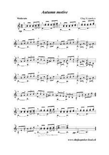 Autumn Motive, Op.6