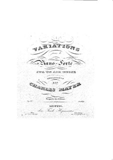Variations on a Russian Aria No.2, Op.41: Variations on a Russian Aria No.2 by Charles Mayer