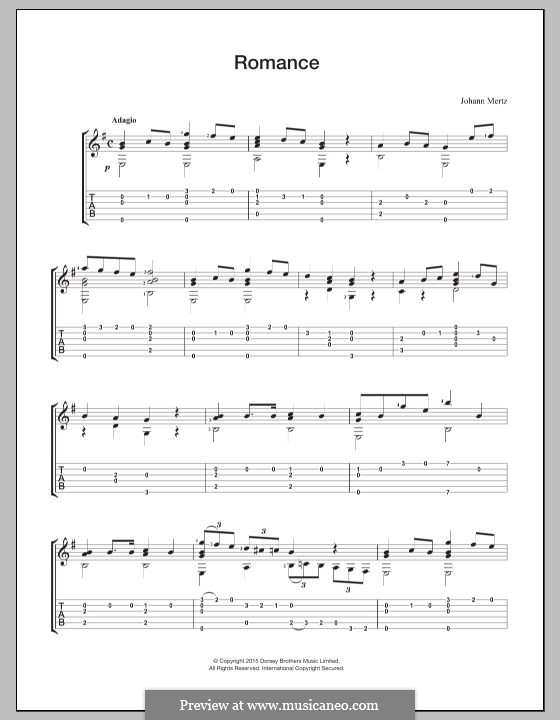 romance in e flat minor, op. 11, no. 1