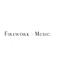 Fireworks Music, HWV 351