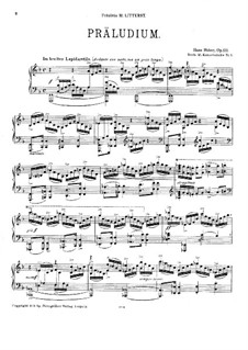 Six Little Concert Pieces. Prelude, Op.131 No.1