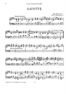 Six Little Concert Pieces. Gavotte, Op.131 No.2