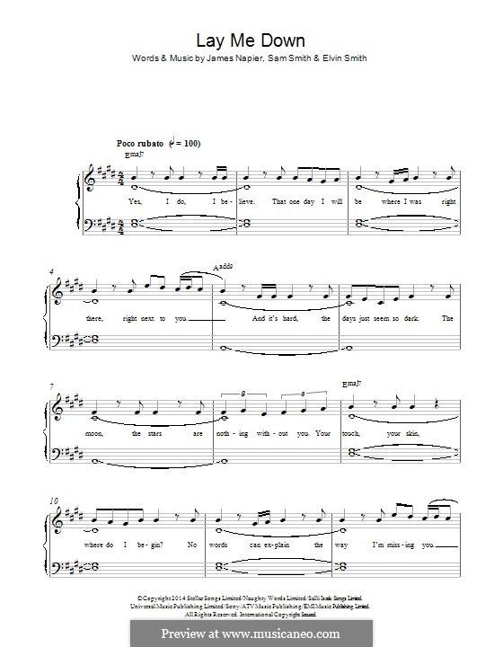 sam smith lay by your side chords sam smith lay by your side chords