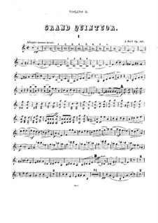 Piano Quintet in A Minor (Violin II), Op.107