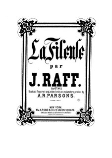 La Fileuse (The Spinning Girl). Étude, Op.157 No.2