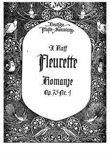 Fleurette, Op.75 No.1