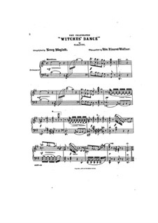 Witches Dance (Arrangement for Piano), Op.8