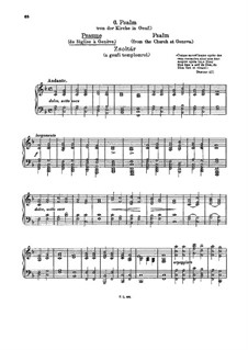 Album of Wanderer (Book I). Psalm, S.156