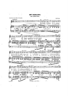 Jeg elsker Dig (I Love Thee) for High Voice and Piano, Op.5 No.3