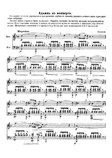 Adagio from concert