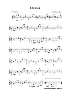 Chanson, Op.3