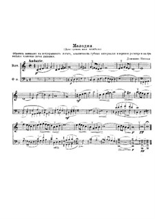 Melody in F Major, for French Horn and Piano: Melody in F Major, for French Horn and Piano by Domenico Zipoli
