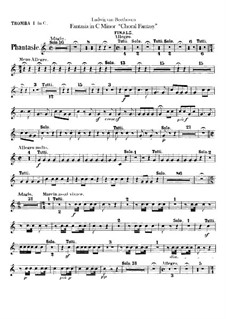 Fantasia for Piano, Choir and Orchestra in C Minor (Trumpets), Op.80