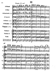 Symphony No.7 in A Major. Movement III, Op.92