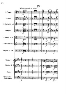 Symphony No.7 in A Major. Movement IV, Op.92