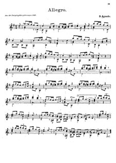 Allegro for Guitar