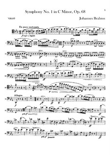 Symphony No.1 in C Minor (Cello), Op.68