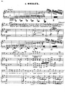 Prisoner of the Caucasus. No.8 Finale (Arrangement for Choir and Piano)