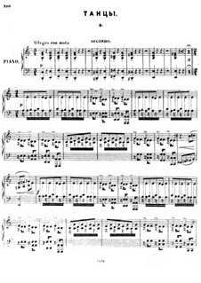 Prisoner of the Caucasus. No.18b Dances (Arrangement for Piano Four Hands)
