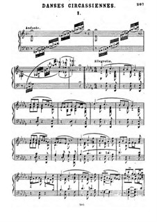 Prisoner of the Caucasus. No.18a Dances (Arrangement for Piano)