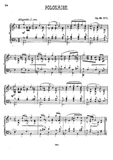 Two Polonaises, Op.30: Polonaise No.1 by César Cui