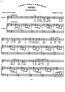 Adieu, Op.32 No.4