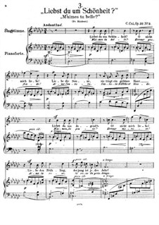 M'aimes tu belle, Op.37 No.3