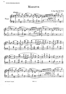 Mazurka in C Major, Op.95 No.2