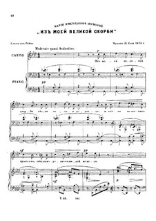 Aus meinen großen Schmerzen (Russian Text), Op.9 No.2