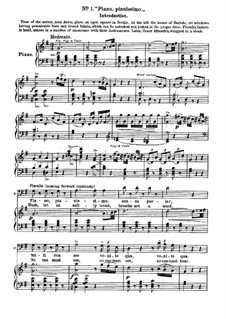 The Barber of Seville. Nos.1-5 (Arrangement for Soloists, Choir and Piano)
