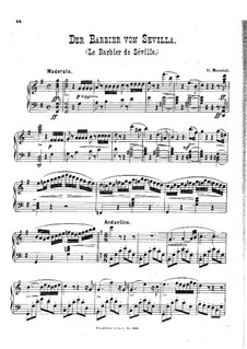 The Barber of Seville. Fantasia (Arrangement for Piano)