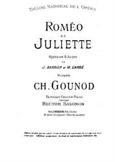 Opera 'Romeo et Juliette'