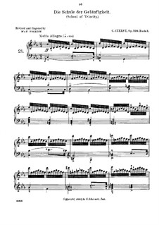 School of Velocity. Book III (Nos.21-30), Op.299