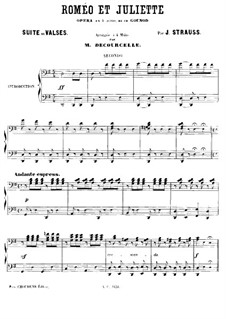 Romeo and Juliet. Suite de valses (Arrangement for Piano Four Hands)