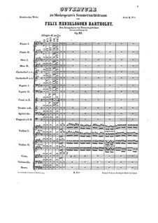 A Midsummer Night's Dream. Overture, Op.21