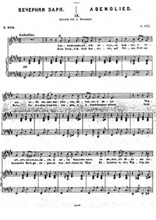 Abendlied, Op.15 No.9