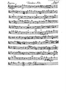 Requiem in D Minor (Trombone Alto), K.626