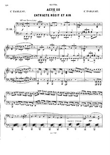 Les pêcheurs de perles. Act III (Arrangement for Piano Four Hands)