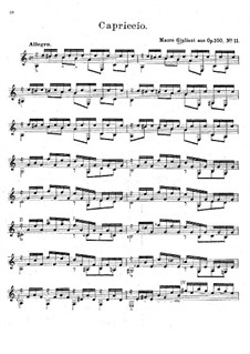 Etudes. Capriccio, Op.100 No.11